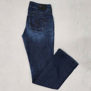 Silver Jeans Suki 17* Boot Cut Blue Jeans